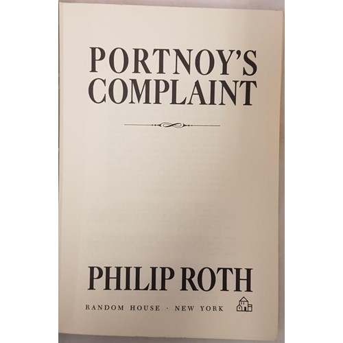 415 - 'Portnoy’s Complaint' by Philip Roth. First edition. Random House, 1969.