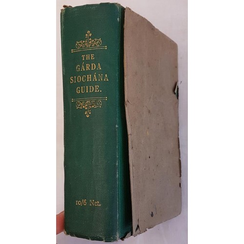 442 - The Garda Siochana Guide, 1937, green cloth, brown paper wraps, an interesting book, foreword by Eam... 