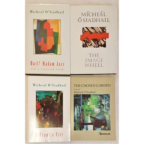 41 - Michael O'Siadhail , 4 first editions including  Hail Madam Jazz 1992 signed