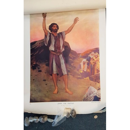 484 - Nelson's Bible Wall Pictures, Coloured, First Set