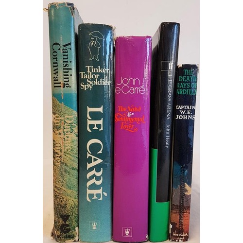 488 - John LeCarre, Tinker, Tailor, Soldier, Spy, 1st edit, dj, 1974 and four other books
