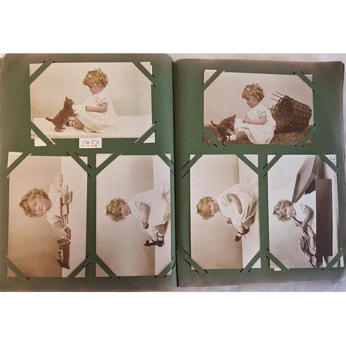 360 - Postcard album over 400 hand tinted cards from the Rotary Photo Company London