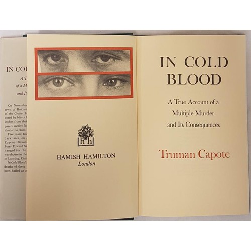 490 - 'In Cold Blood' by Truman Capote. First UK edition. Hamish Hamilton, 1966.