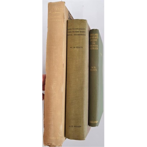 491 - W.B.Yeats. Dramatis Personae. 1936. 1st edit and Yeats. The Land of Heart’s Desire 1925 and Yeats. S... 