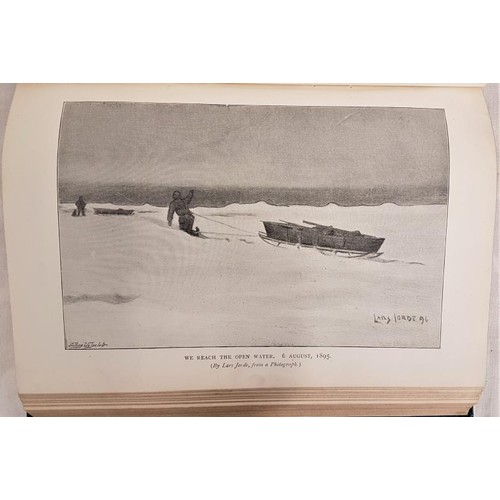 494 - F. Nansen. “Farthest North” 1898. 1st edition. 2 volumes. Folding maps & plates. Attractive gilt... 