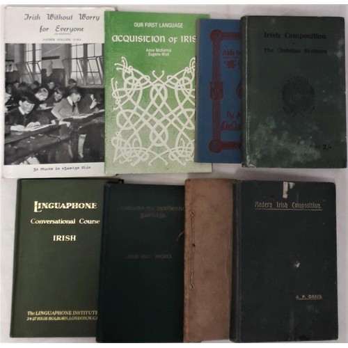 526 - Irish Language and Grammar: Caint na nDaoine; Modern Irish Composition (Craig 1901); Aids to Irish C... 