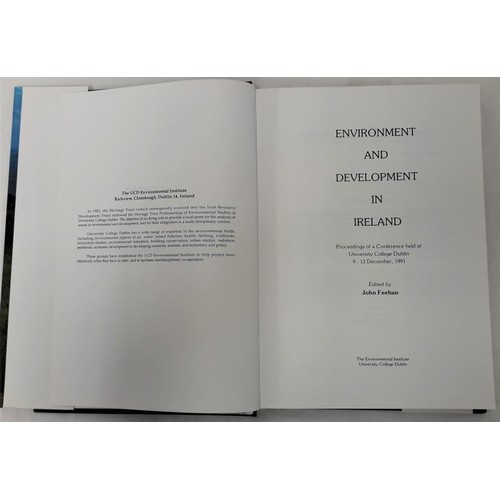 563 - Environment and Development in Ireland (UCD, 1992), conferences proceedings of 1991 edited by John F... 