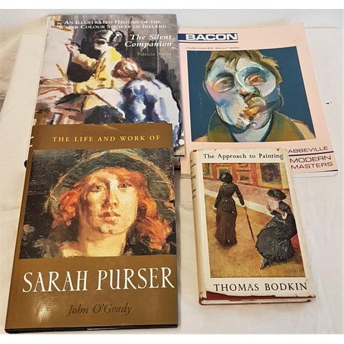 566 - Art: John O’Grady, The Life and Work of Sarah Purser 4to (Dublin 1996); Patricia Butler, The Silent ... 