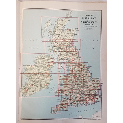 573 - Newnes Motorists Touring Maps, 96 maps of the British Isles,Circa 1930. Printed on one side of the p... 