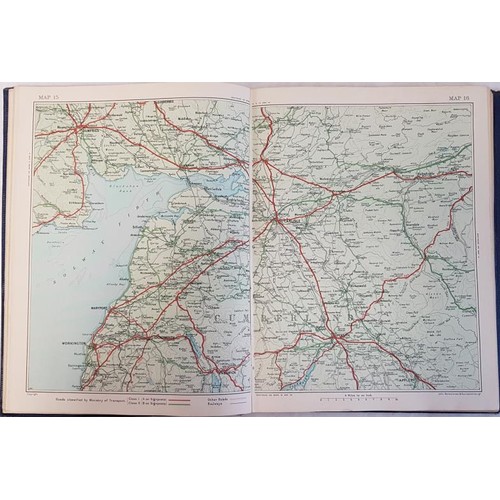 573 - Newnes Motorists Touring Maps, 96 maps of the British Isles,Circa 1930. Printed on one side of the p... 