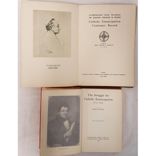 584 - Catholic Emancipation Centenary Record, 1929, (+70 pages of interesting advertisements) and The Stru... 