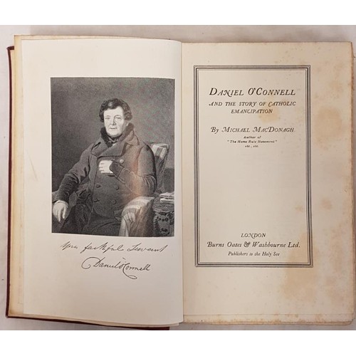 602 - Daniel O'Connell and the Story of Catholic Emancipation by Michael Mc Donagh. Published by Burns Oat... 