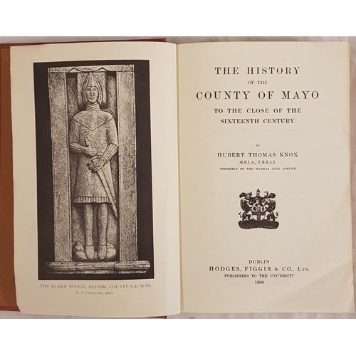 619 - The History of the County of Mayo by Hubert Knox, published by De Burca 1982