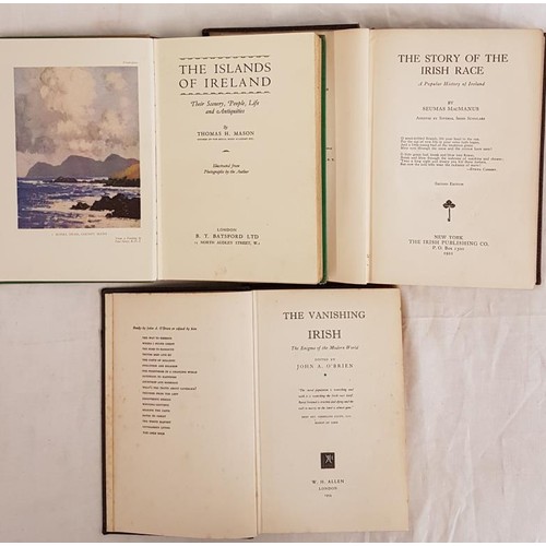 623 - The Islands of Ireland by Thomas Mason, published by Batsford 1937, 1st edition, The Story of the Ir... 