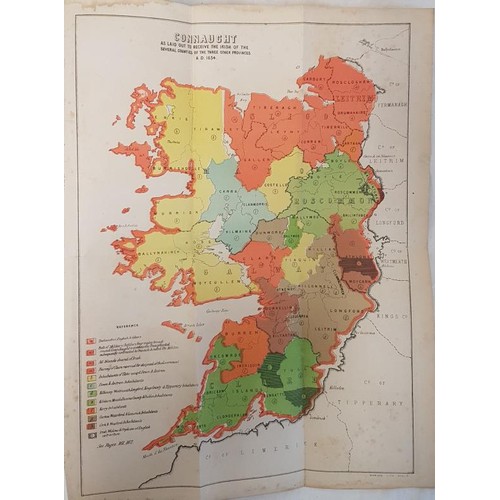 636 - The Cromwellian Settlement of Ireland by John Prendergast 2nd edition 1875 enlarged, all maps presen... 