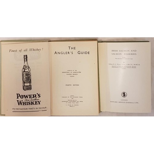 650 - The Anglers Guide, dept of Ag and Fisheries Dublin 1948 (2 folding maps) and Irish Salmon and Salmon... 