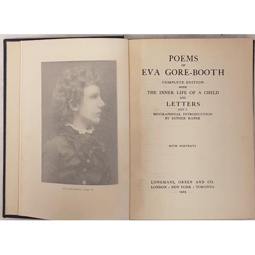 653 - Poems of Eva Gore-Booth complete edition with The Inner Life of a Child and Letters, Longmans Green ... 