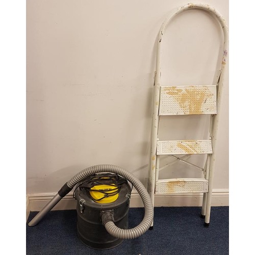 1 - Step Ladder and Ash Vac Hoover