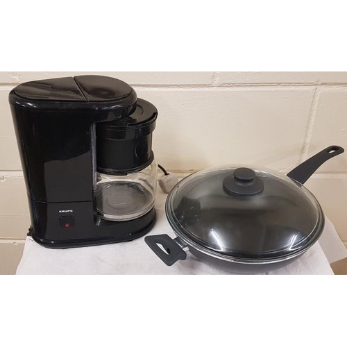 58 - Coffee Maker and a Wok (as new)
