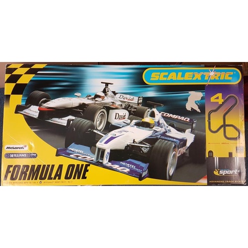 91 - Scalextric Formula 1 Slot Car Race Set (boxed and complete)