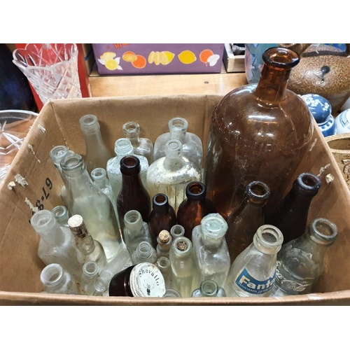 113 - Box of Vintage Bottles