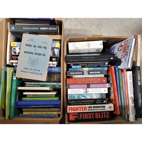 118 - Two Boxes of General Interest Books