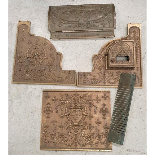 142 - Collection of National Cash Register Brass Plates
