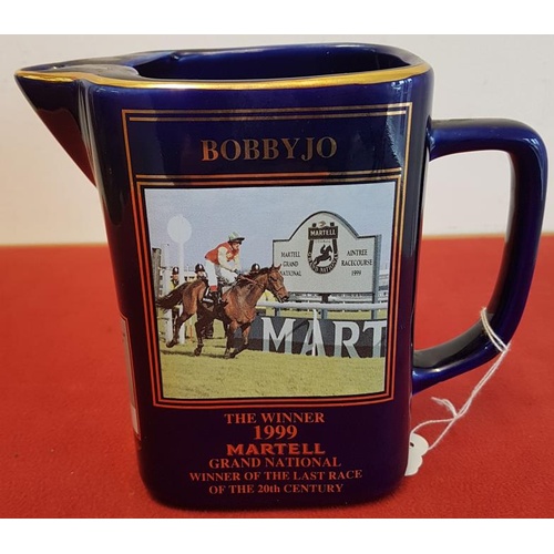 203 - Martell Cognac Grand National Pub Jug - Bobbyjo (winner 1999) and Manifesto (winner 1899). Limited e... 