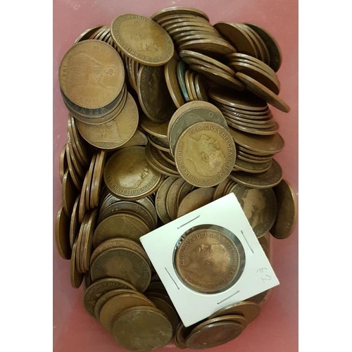 228 - Box of Pennies (Various Years)