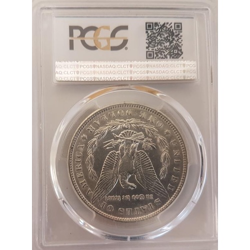 260 - 1891 Morgan Silver Dollar - Grade AU52