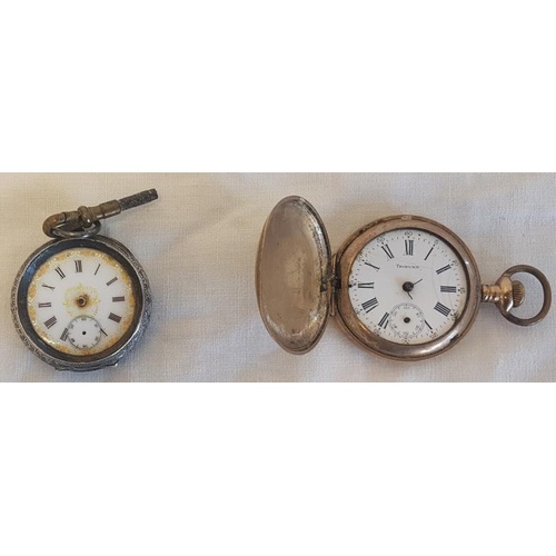 262 - Silver Cased Pocket Watch (A/F), (stamped 0.935) and a yellow metal case pocket watch (2)