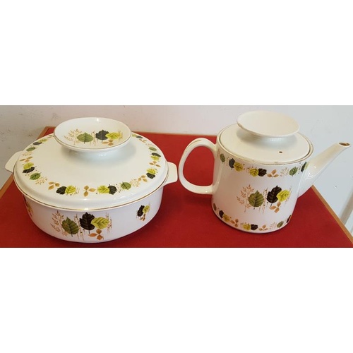 302 - Aklow Tureen and Teapot (both Autumn Leaf Design)
