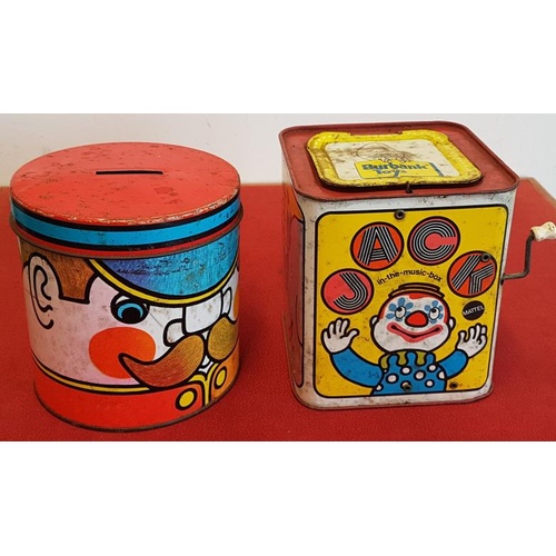 320 - Jack-in-the-Box Toy and Money Box