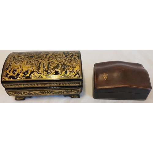 329 - Two Attractive Jewellery Boxes