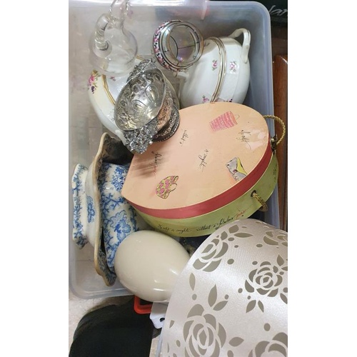 339 - Box of Ceramics, Metalwares and Ornaments etc.