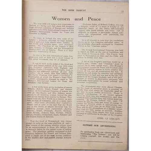 422 - The Tribune. A Weekly Review of Irish Affairs. March 12 1926 - Dec. 24 1926