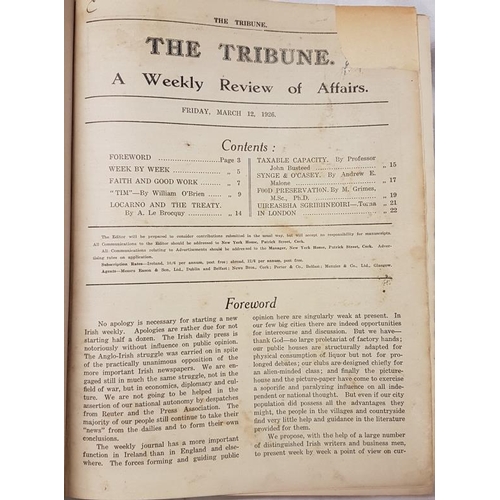 422 - The Tribune. A Weekly Review of Irish Affairs. March 12 1926 - Dec. 24 1926