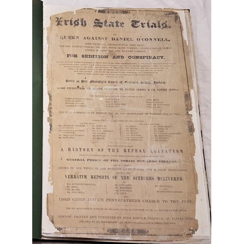 425 - Irish State Trials, folio, c.1844, repairs