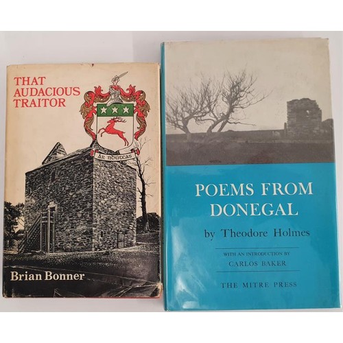 427 - Brian Bonner. That Audacious Traitor. 1975. 1st edit and T. Holmes. Poems From Donegal. 1973. Review... 