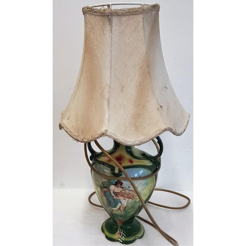 376A - Arts and Crafts Table Lamp - 20.5ins tall
