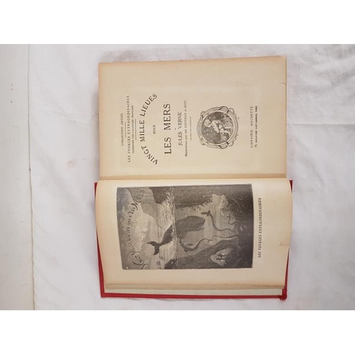 13 - Jules Verne, Voyages Extraordinaries, Vingt Millelieues sous Les Mers. Collection Hetzel. Hachette. ... 