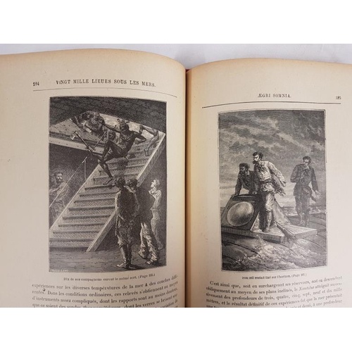 13 - Jules Verne, Voyages Extraordinaries, Vingt Millelieues sous Les Mers. Collection Hetzel. Hachette. ... 