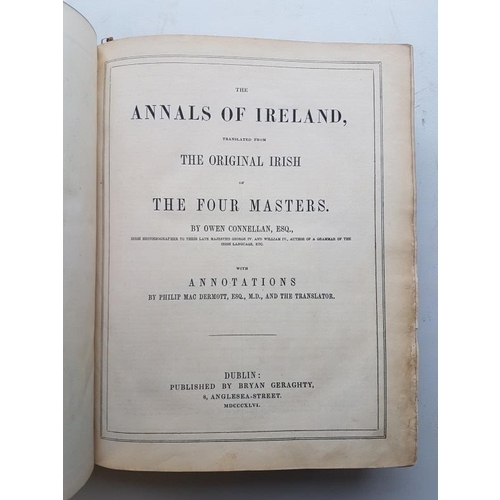 64 - 'The Annals of Ireland' (Annals of the Four Masters). Translated from the Original Irish of the Four... 