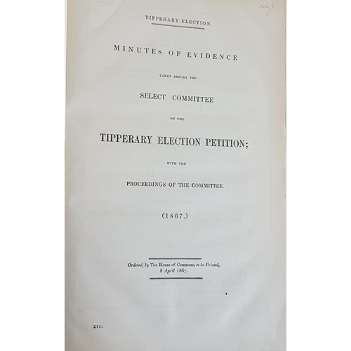 80 - Tipperary Election Minutes of Evidence taken before the Select Committee on the Proceedings of the C... 