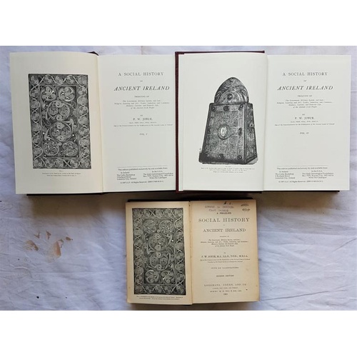 102 - P. W. Joyce. A Social History of Ancient Ireland, Treating of Government, Religion, Law, Art, Trade,... 