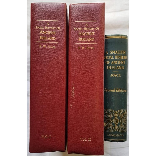 102 - P. W. Joyce. A Social History of Ancient Ireland, Treating of Government, Religion, Law, Art, Trade,... 