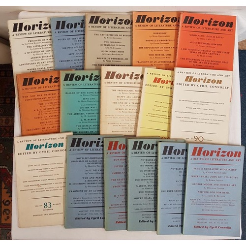 119 - Horizon 1941-1948. 16vols of Irish Journal of Literature & Art.