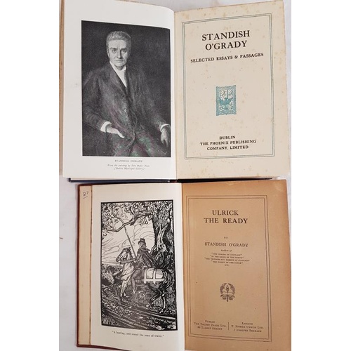 541 - Standish O'Grady - Selected Essays and Passages. Hardcover. Phoenix no date. C. 1918. Blue cloth fro... 