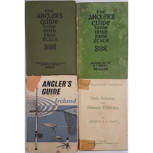 546 - 3 volumes of The Angler’s Guide to the Irish Free State, 1924, 1937 and 1957; Arthur Went, Irish Sal... 