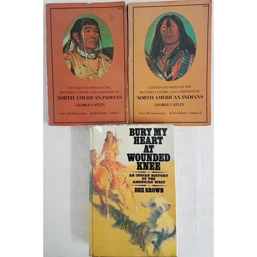 548 - American History: 'History of the North American Indians' by George Catlin (1973) Over 300 illustrat... 